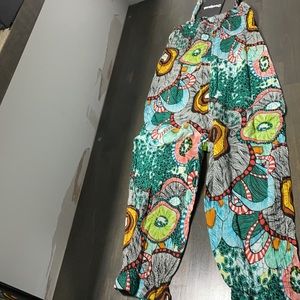 NWT Desigual Girls Size 4 Fun Print Jumpsuit